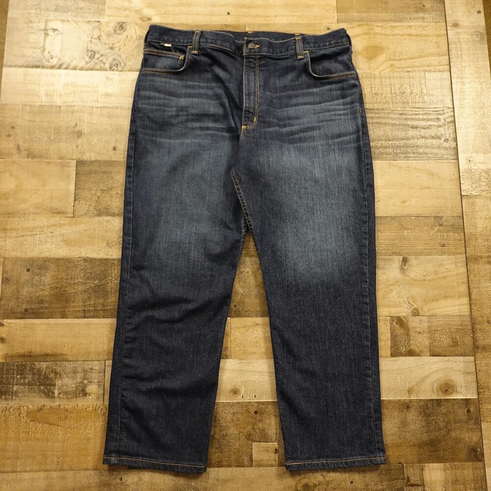 Carhartt FR Flame Resistant Jeans Men’s 42x30 Blue Denim CAT 2 NFPA 2112 Work